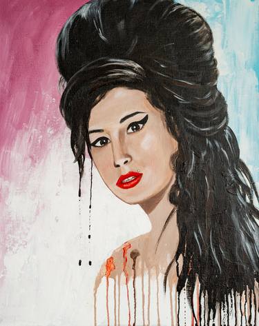 Amy Winehouse Abstract Portrait thumb