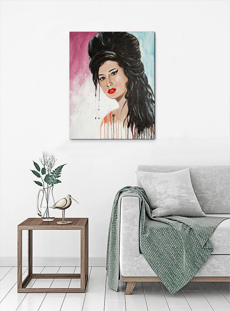 Original Abstract People Painting by Arina Iastrebova