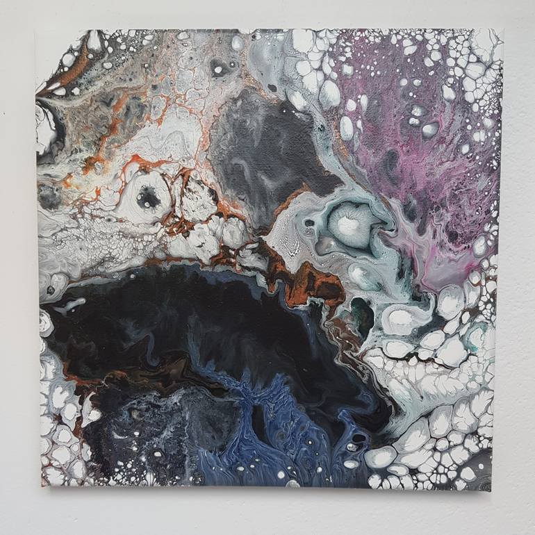 Original Art Deco Abstract Painting by Fabiana De Rubeis