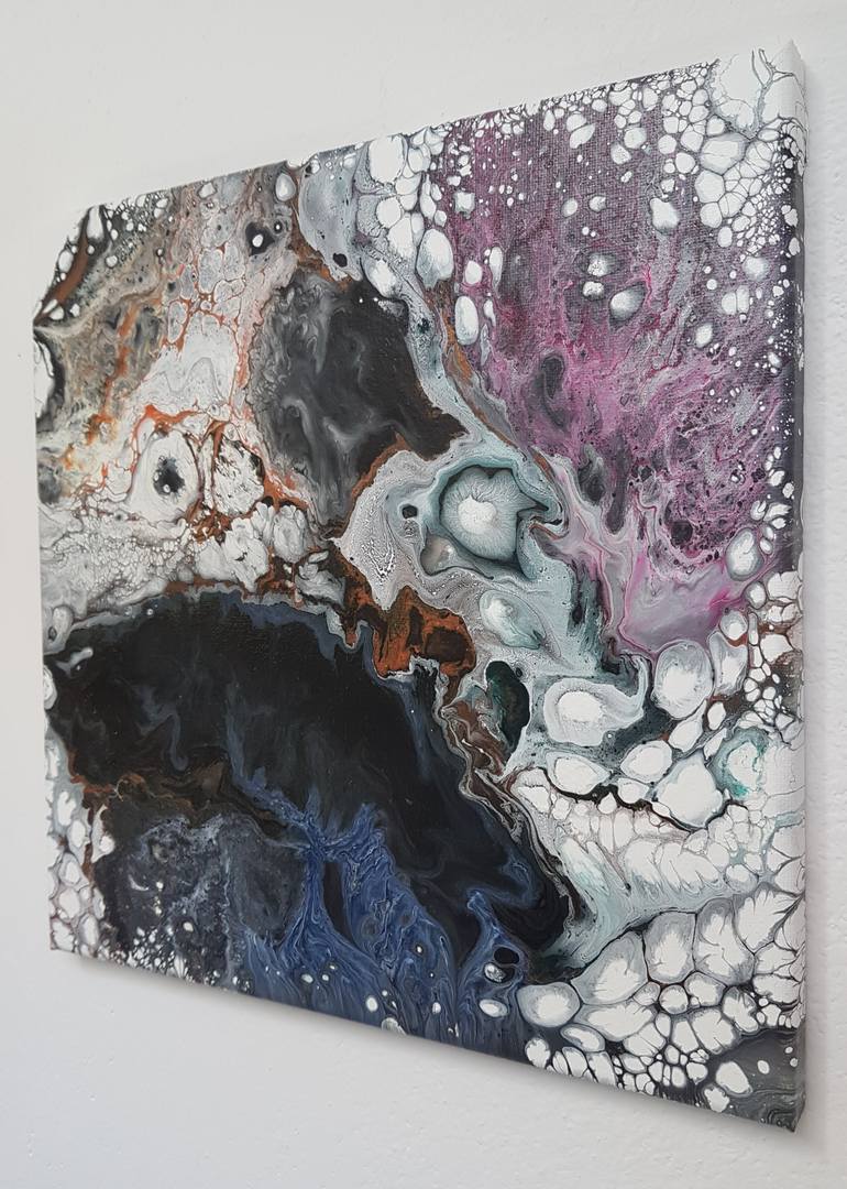 Original Art Deco Abstract Painting by Fabiana De Rubeis