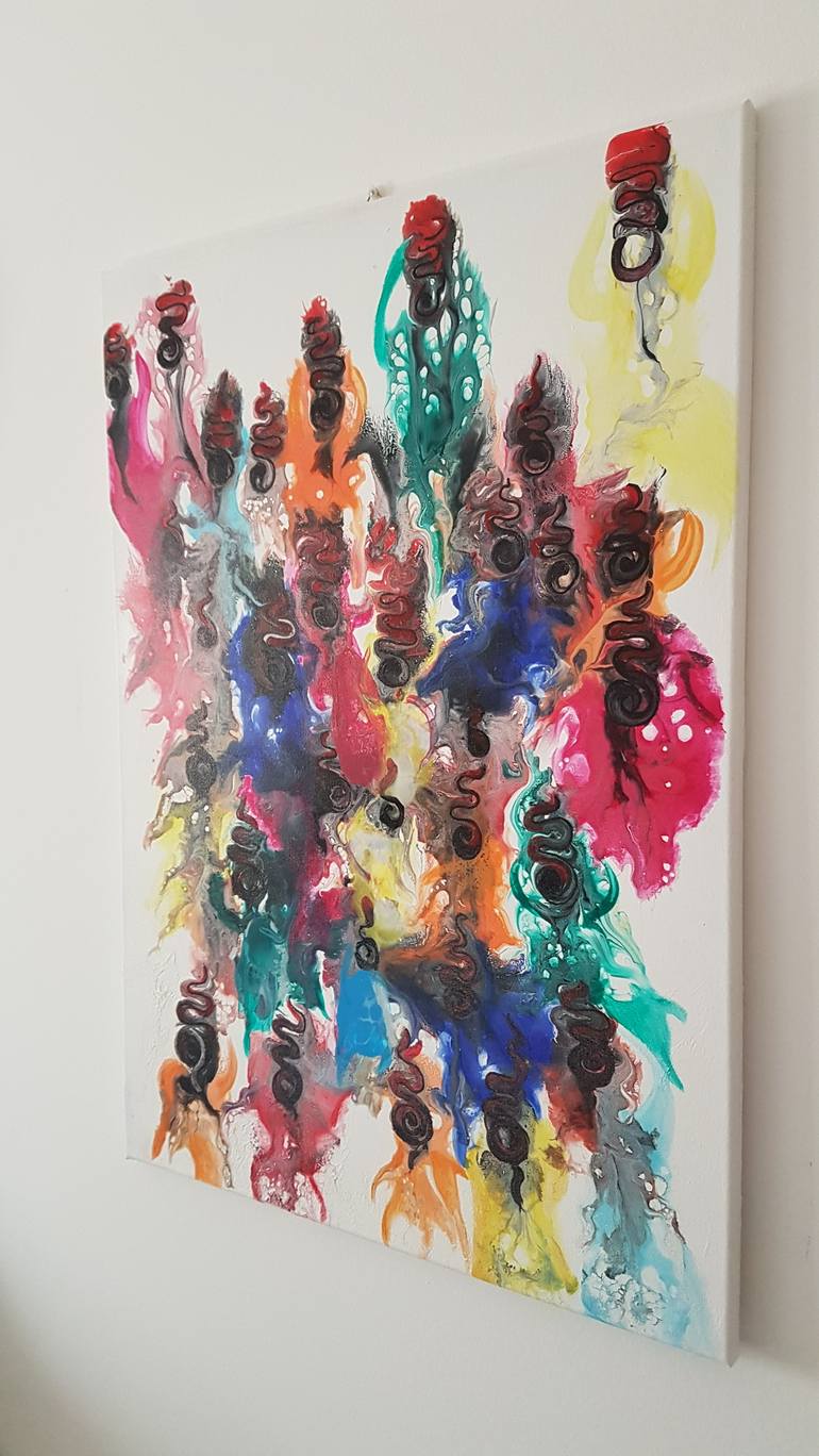 Original Abstract Painting by Fabiana De Rubeis