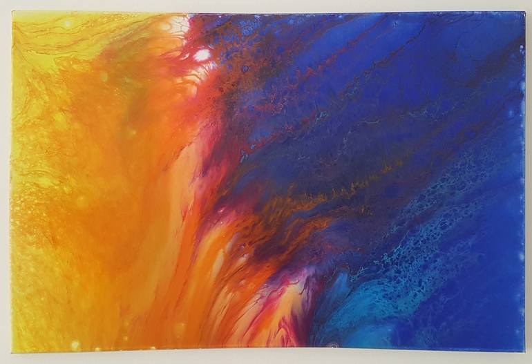 Original Abstract Painting by Fabiana De Rubeis