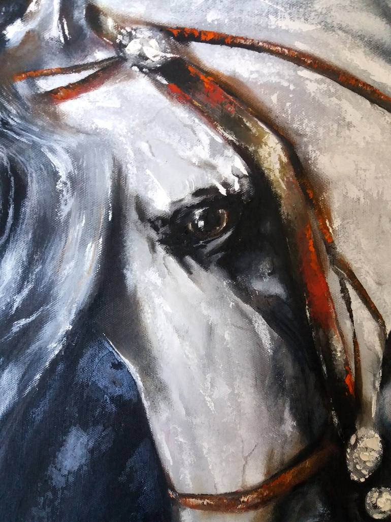 Original Horse Painting by Mirza Latifovic