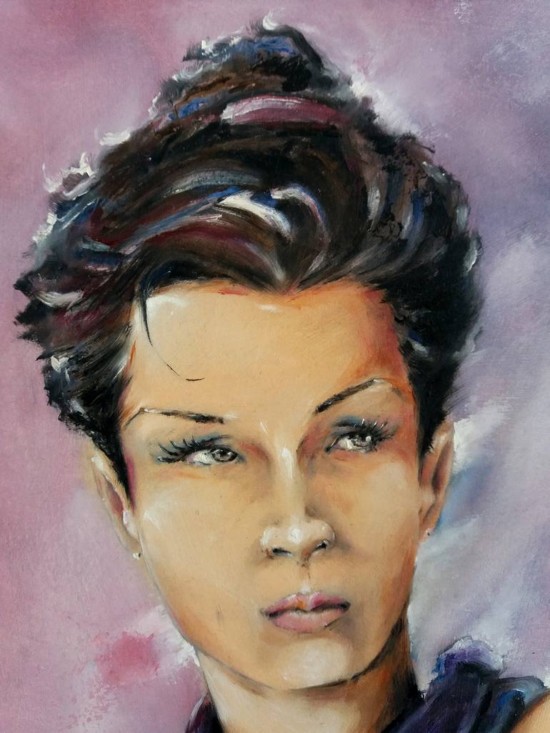 Original Portraiture People Painting by Mirza Latifovic