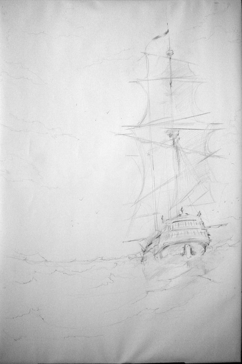 Original Other Boat Painting by Mirza Latifovic