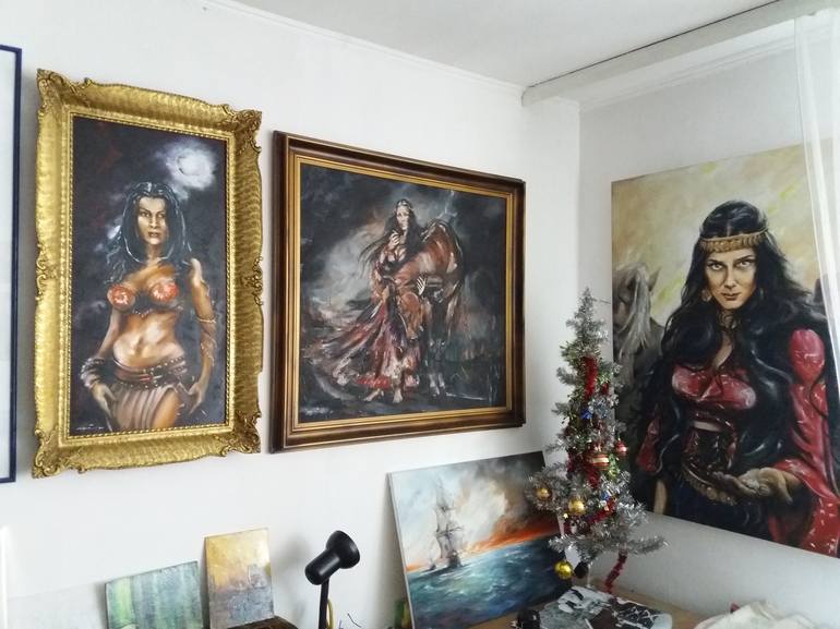 Original Women Painting by Mirza Latifovic