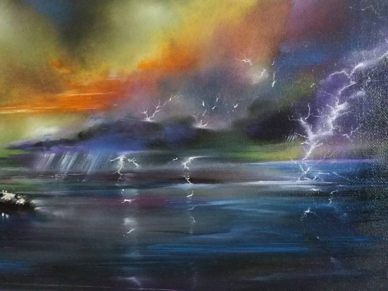 Original Other Boat Painting by Mirza Latifovic