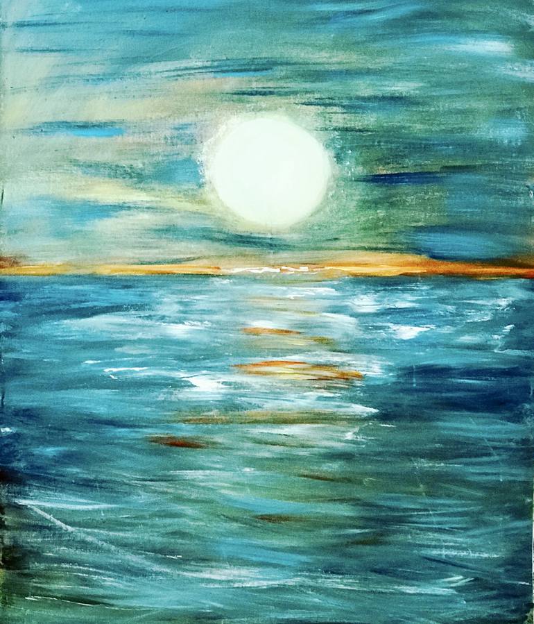 Moonlighting Painting by Gary Weiner | Saatchi Art