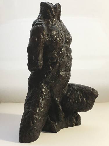 Male Nude Torso in Bronze thumb