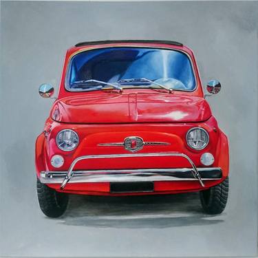 Print of Realism Automobile Paintings by Stephane Dillies