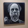 Original painting of Lon Chaney as The Phantom of the Opera.
Painting is unframed on a gallery wrapped canvas.  Sides are painted black.  Comes with hanging wire attached, ready to hang.
Painting comes with a Certificate of Authenticity.