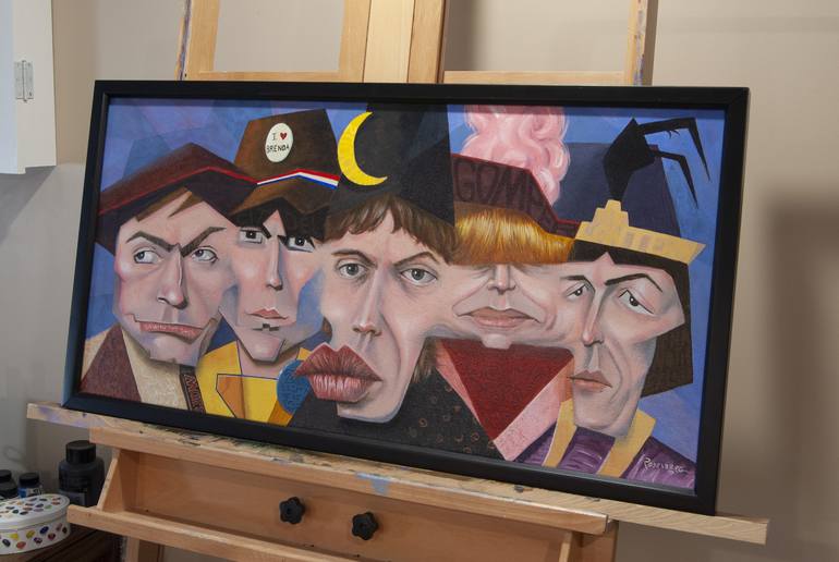 Original Pop Culture/Celebrity Painting by Jeff Rodenberg