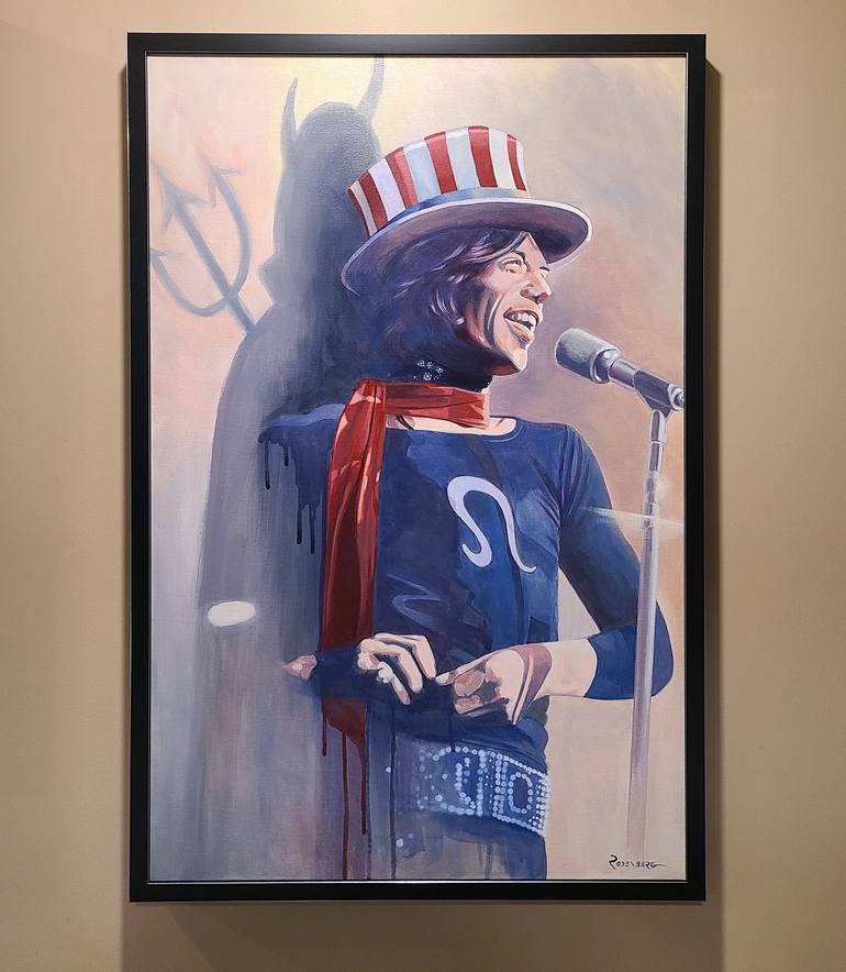 Original Celebrity Painting by Jeff Rodenberg