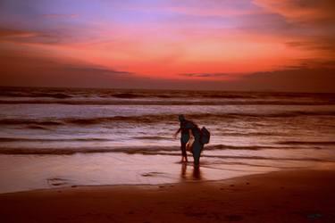 Evening colors of the Indian Ocean - Limited Edition of 10 thumb