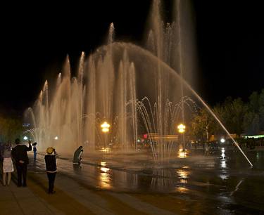 The beauty of the evening fountains of Lhasa - Limited Edition of 10 thumb