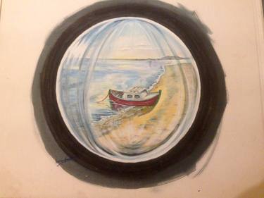 Original Boat Paintings by Angelo Ferro