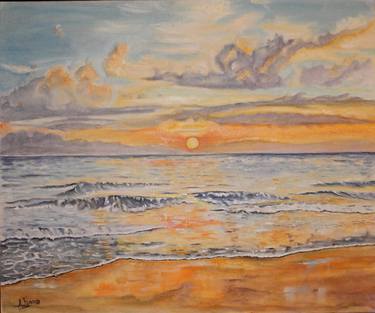Original Beach Paintings by Angelo Ferro
