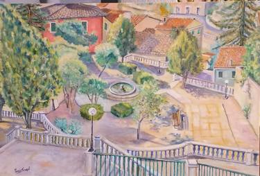 Original Garden Paintings by Angelo Ferro