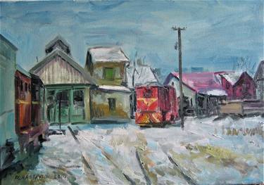 Original Train Paintings by Vasyl Dzhabraylov