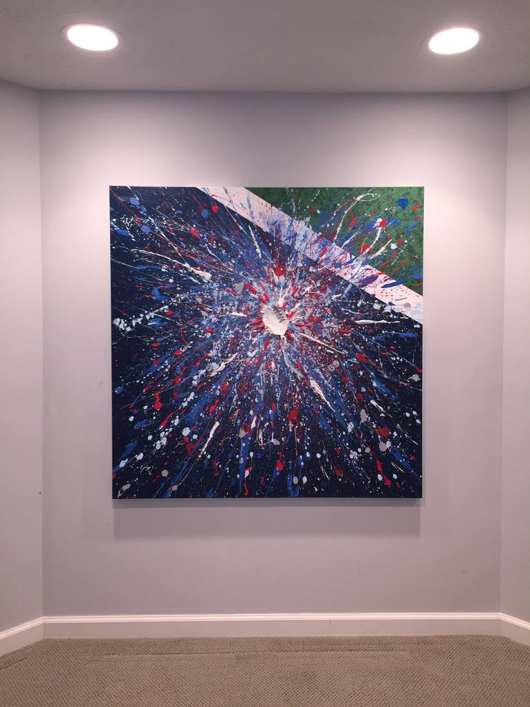 Original Abstract Sports Painting by Patrick Reagan