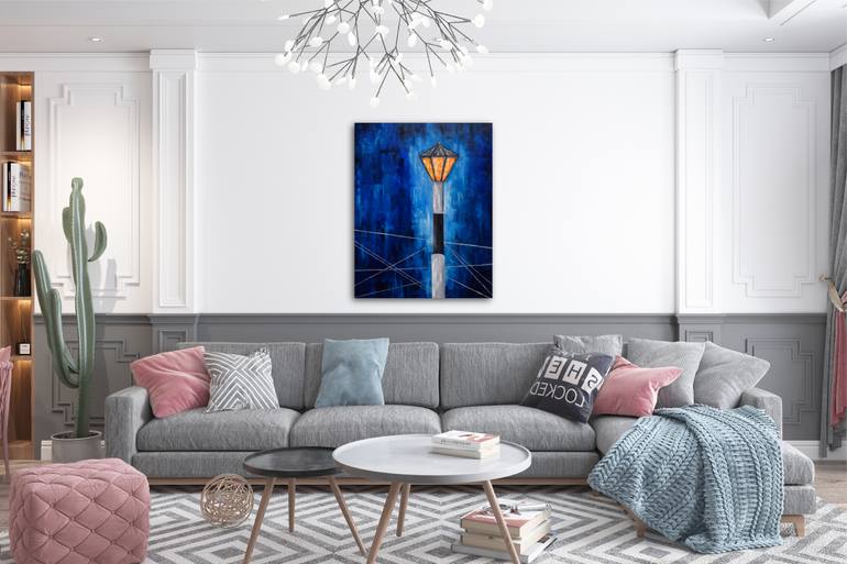 Original Other Light Painting by Gvantsa Okropiridze