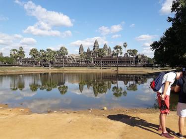Amazing reflection of Angkor Wat thumb