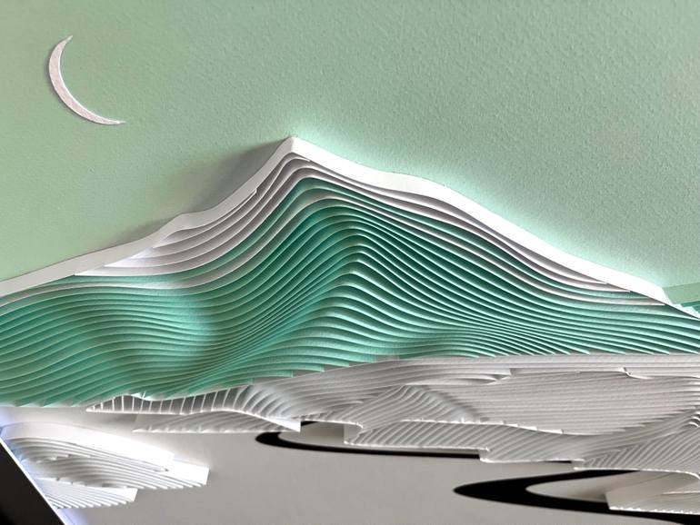Original Contemporary Landscape Sculpture by Paulina M Johnson