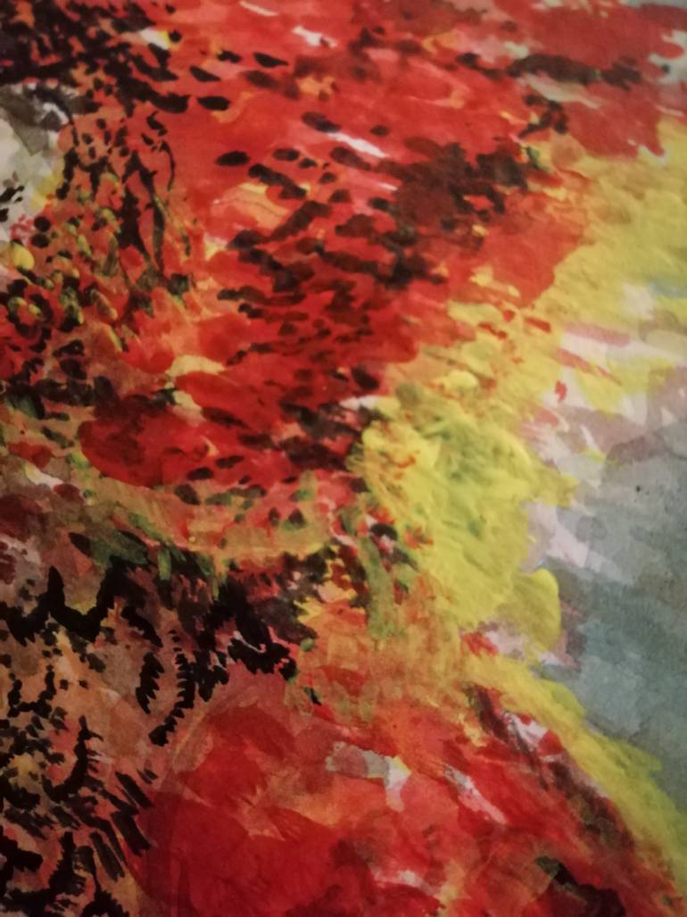 Original Documentary Nature Painting by Shailini Salome