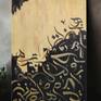 canvas painting arabic letters calligrapy