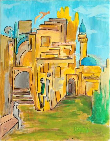 Print of Places Paintings by Hussein Kassir