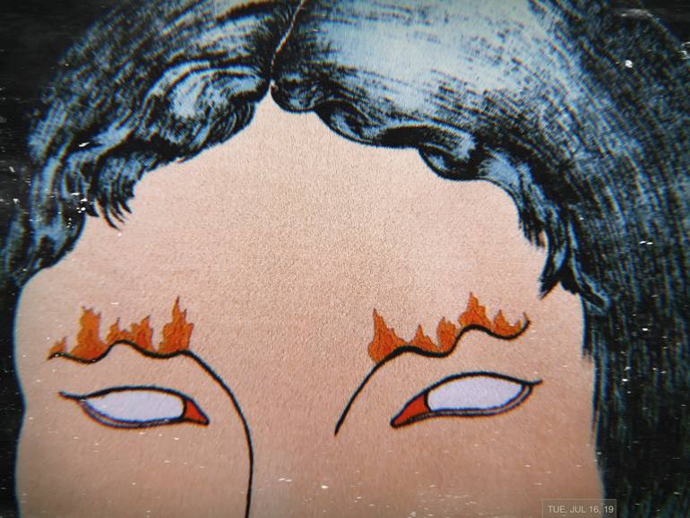 Original Abstract Women Printmaking by Nina Shishkina