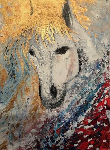 Print of Horse Paintings by Gaby Miller