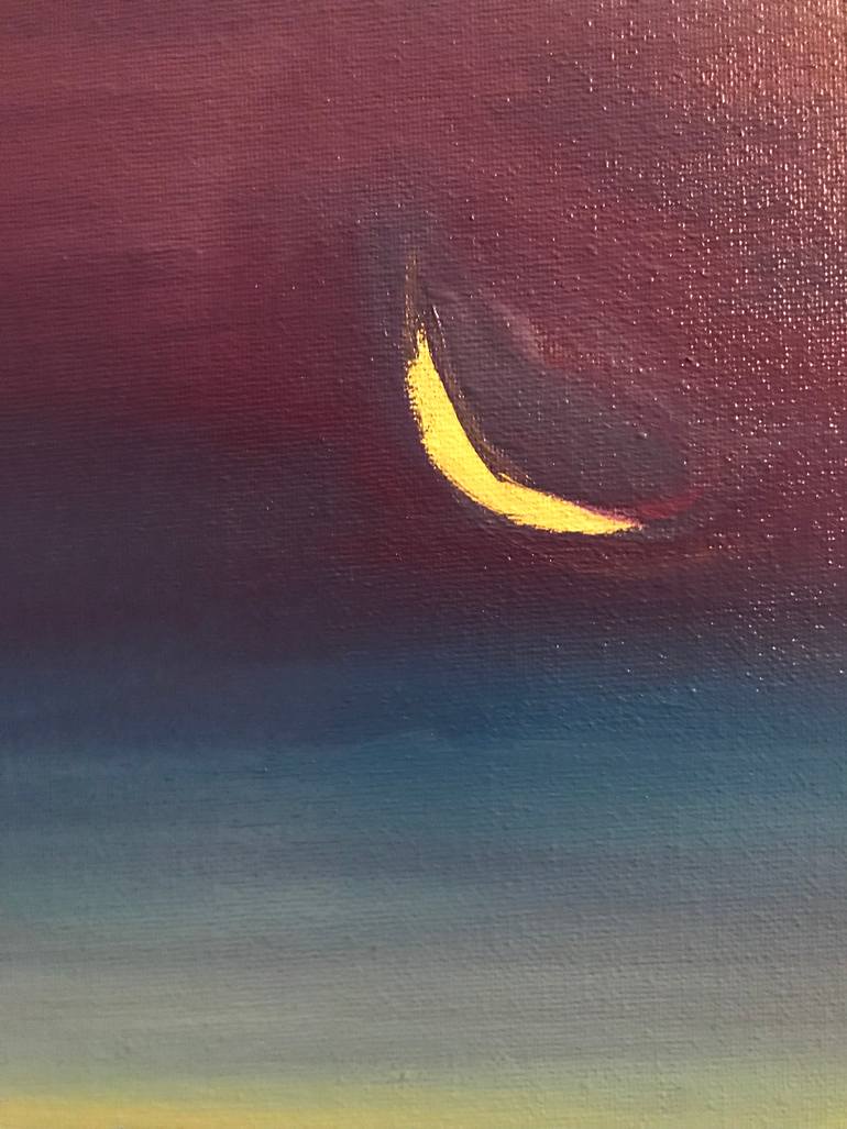Original Expressionism Landscape Painting by Gaby Molnar