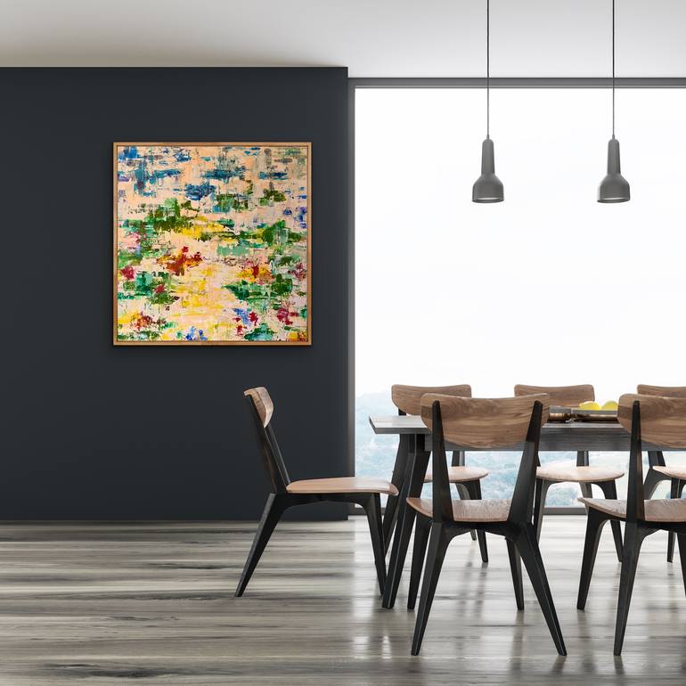 Original Abstract Landscape Painting by Paul Hervey-Brookes