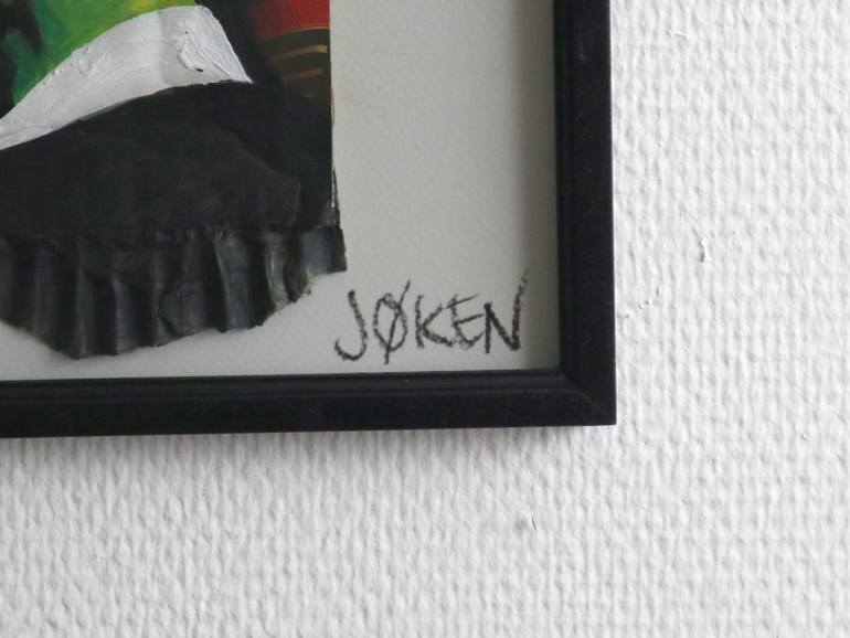 Original Figurative Cartoon Painting by Jøken art