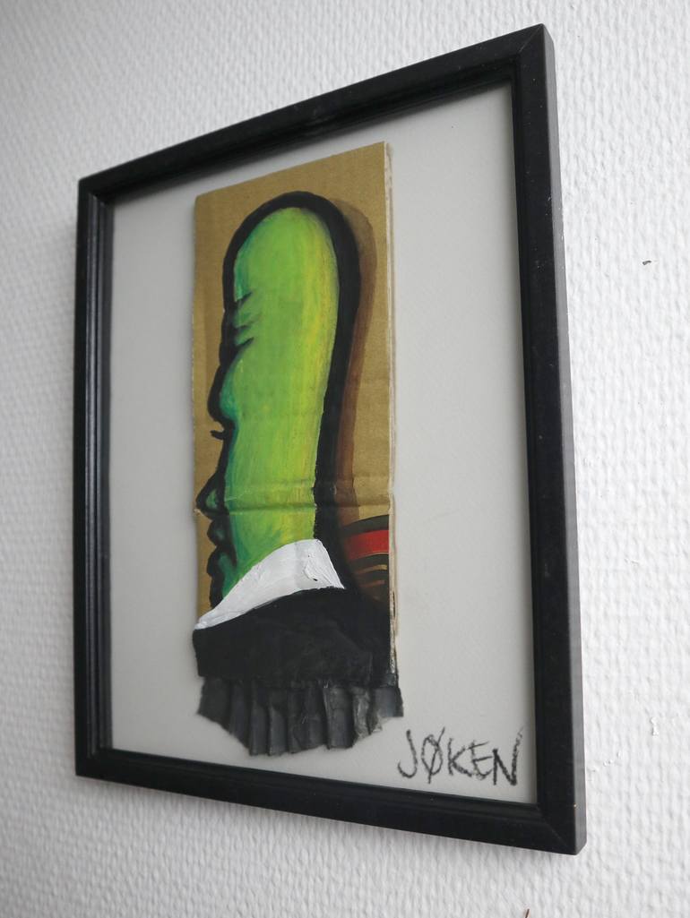 Original Figurative Cartoon Painting by Jøken art