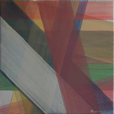 16 stripes – oil on canvas 60 x 60 – N°6 2020 thumb