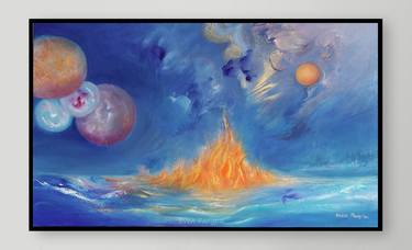 Print of Outer Space Paintings by Even Pangpai