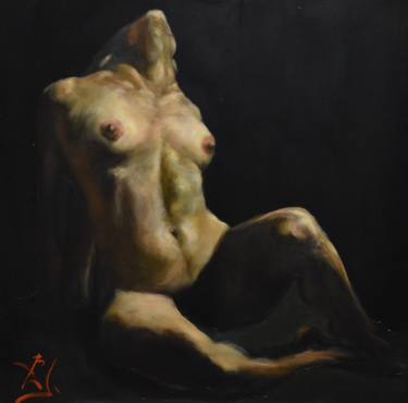 Original Figurative Nude Paintings by Dennis Martynyuk