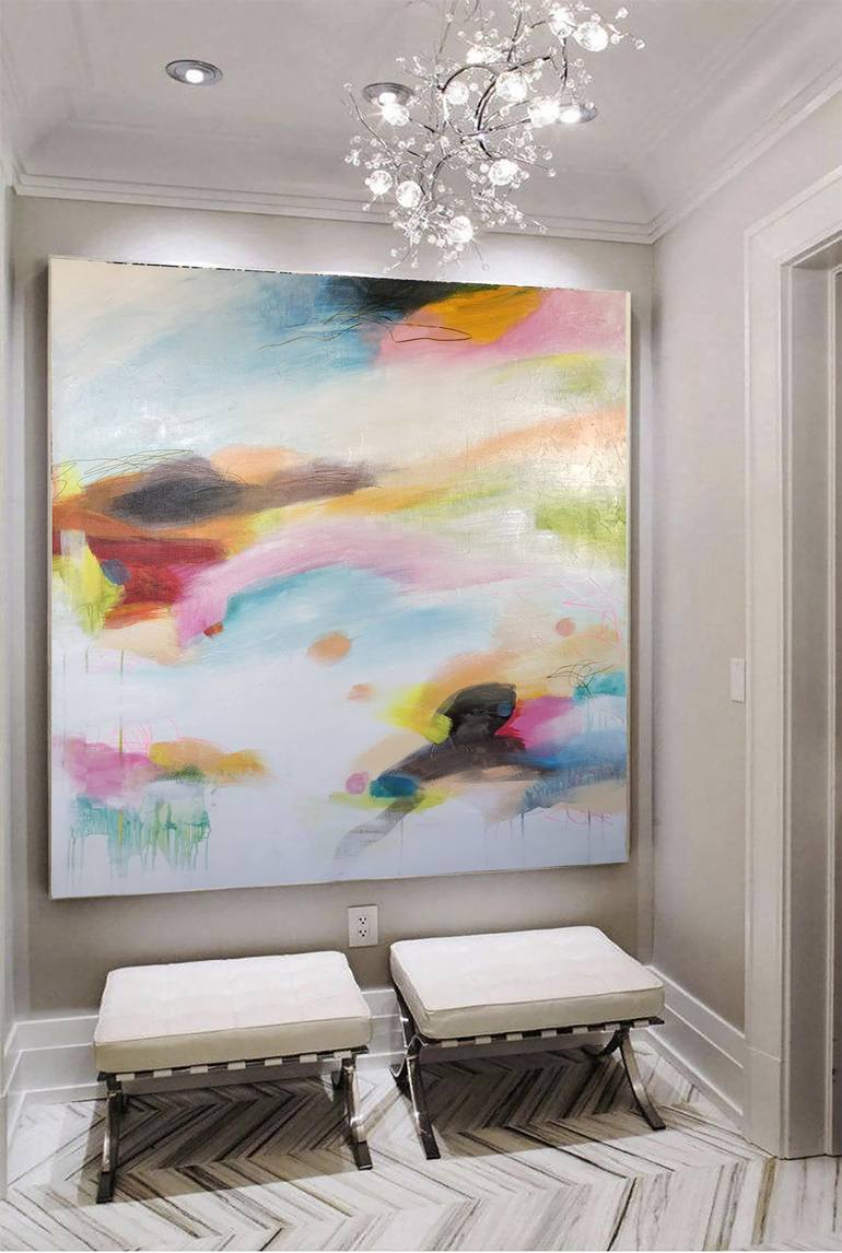 Original Abstract Painting by Olena Kryvonos