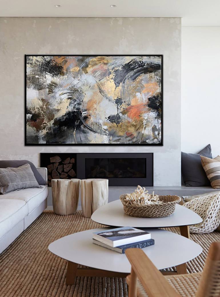 Original Fine Art Abstract Painting by Olena Kryvonos