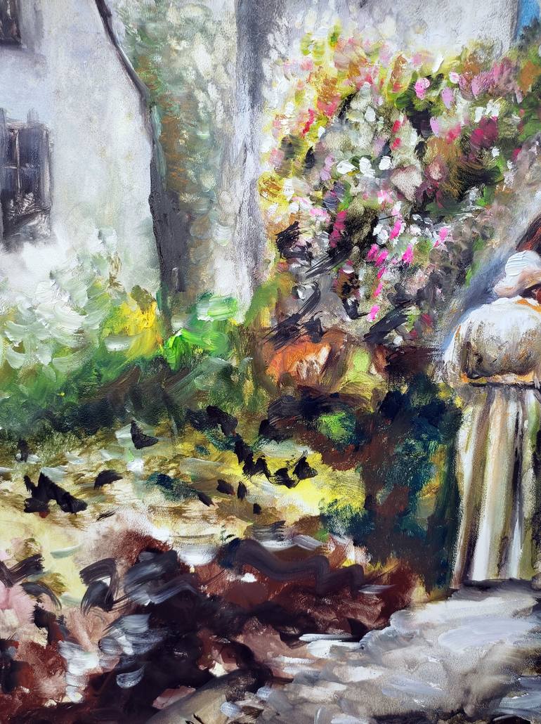 Original Abstract Expressionism Fantasy Painting by Serhiy Berezin