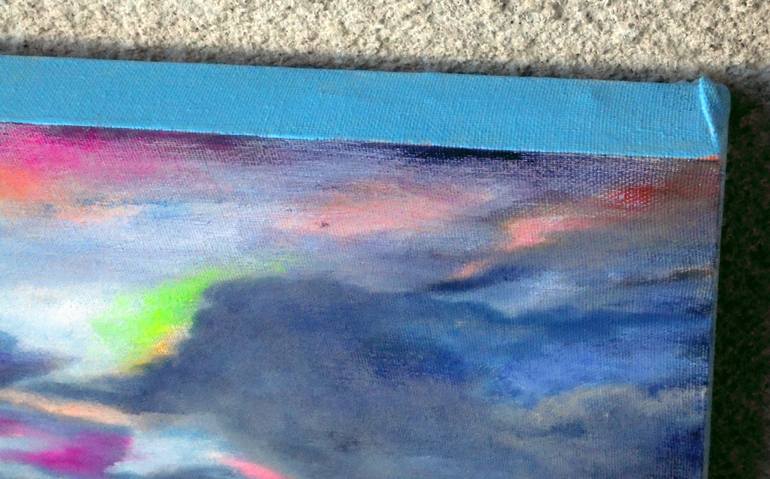 Original Art Deco Landscape Painting by Serhiy Berezin