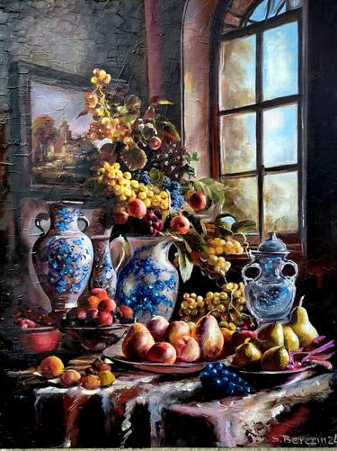 Print of Impressionism Still Life Paintings by SERHIY BEREZIN