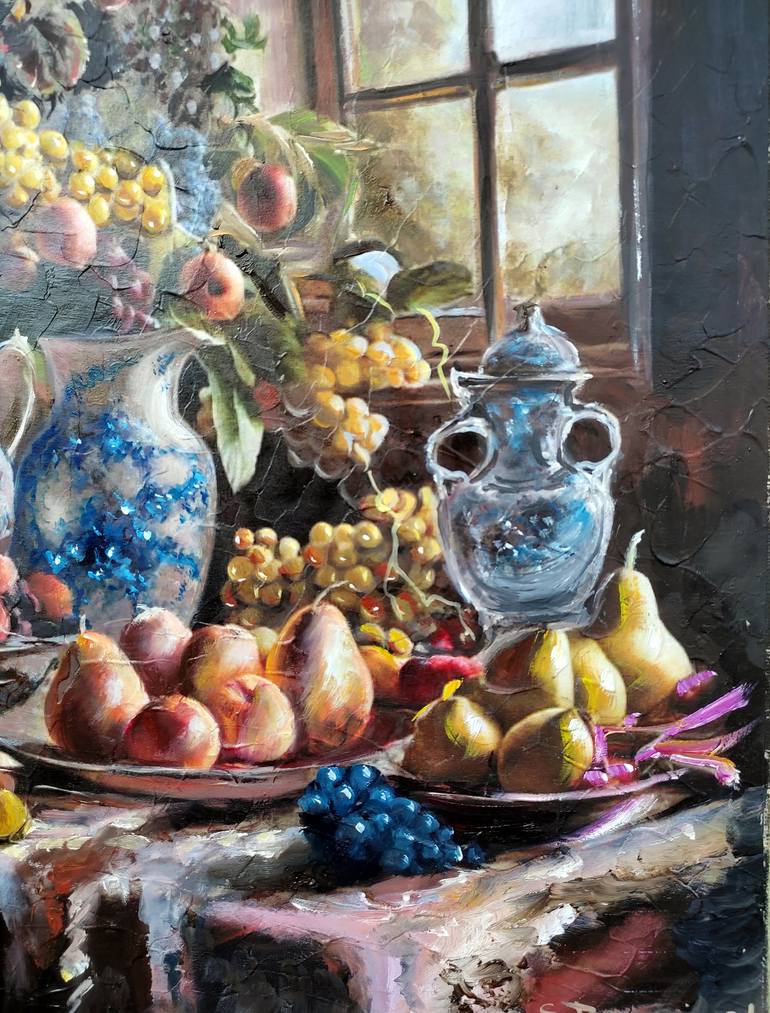 Original Impressionism Still Life Painting by Serhiy Berezin