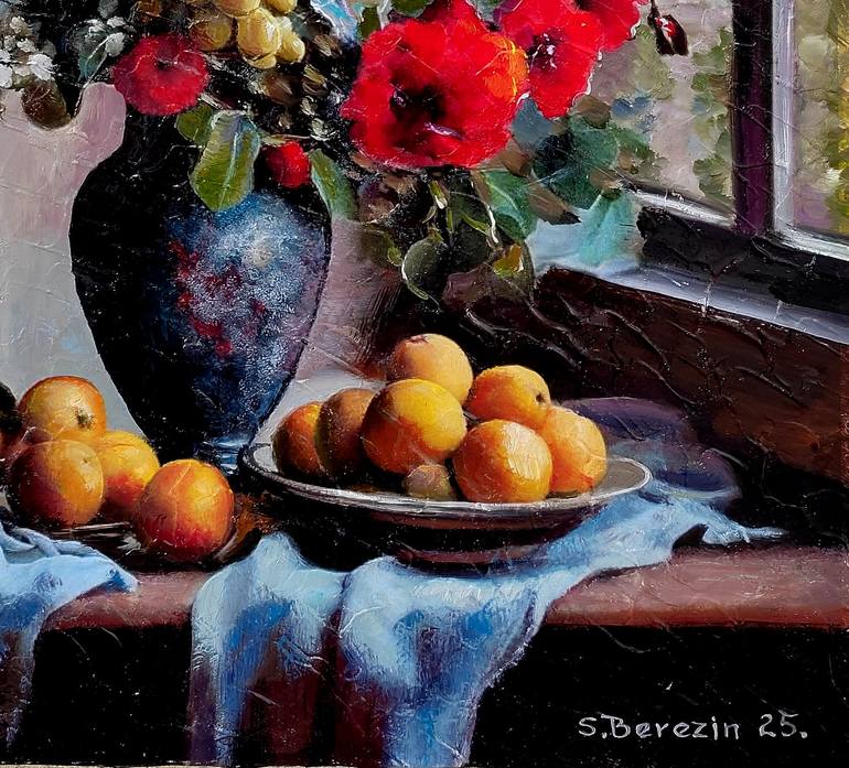 Original Realism Still Life Painting by Serhiy Berezin