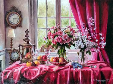 Original Realism Still Life Painting by Serhiy Berezin