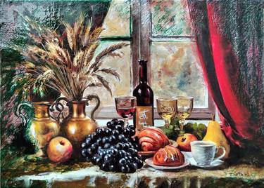 Original Realism Still Life Painting by Serhiy Berezin
