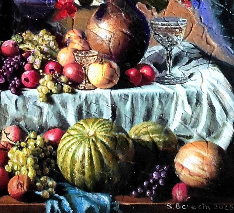 Original Impressionism Still Life Painting by Serhiy Berezin