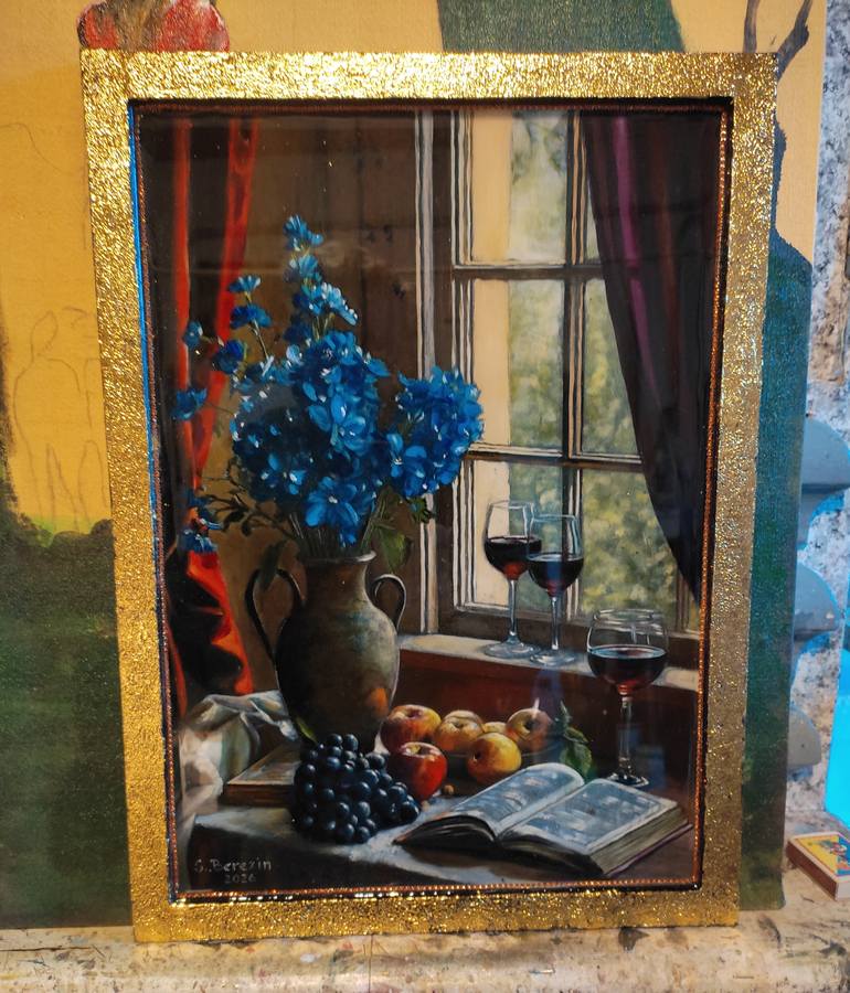 Original Realism Still Life Painting by Serhiy Berezin